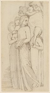 A Group of Women and Children in a Doorway